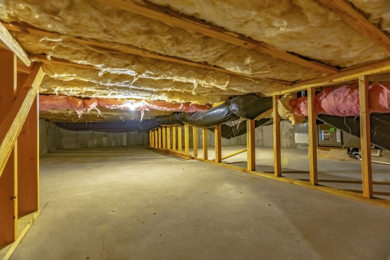 Crawlspace with Encapsulation Equipment